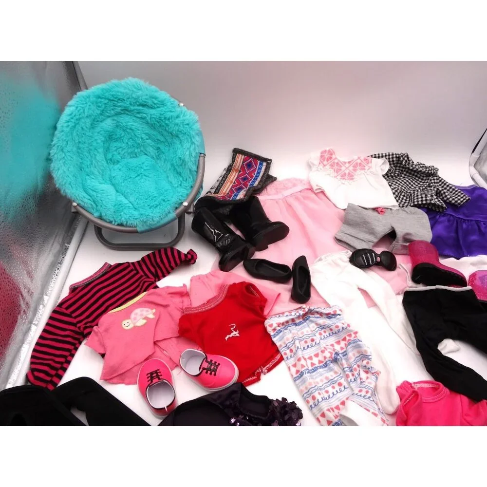 Our Generation Doll Clothing for 18 inch Doll 20 Plus Clothes Shoes‎ Boots Chair